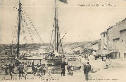 / CPA FRANCE 13 "Cassis, quai de la placette"