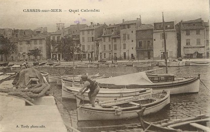 / CPA FRANCE 13 "Cassis, quai Calendal "