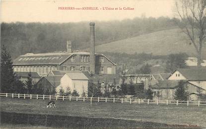 CPA FRANCE 27 "Perriers sur Andelle, Usine"