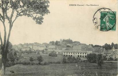 CPA FRANCE 23 "Crocq, vue générale"