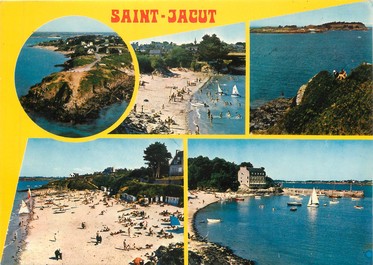 / CPSM FRANCE 22 "Saint Jacut de la Mer, la pointe du Chevet et les plages"