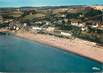 / CPSM FRANCE 22 "Saint Michel en Grève, vue aérienne, la plage"