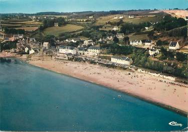 / CPSM FRANCE 22 "Saint Michel en Grève, vue aérienne, la plage"