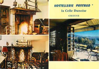 / CPSM FRANCE 23 "Le Celle Dunoise, hostellerie Pascaud"