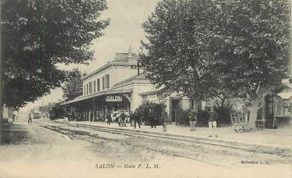 CPA FRANCE 13 "Salon, gare P.L.M"