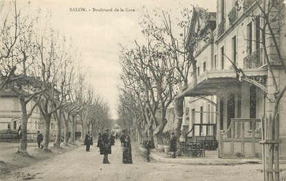 CPA FRANCE 13 "Salon, Boulevard de la gare"