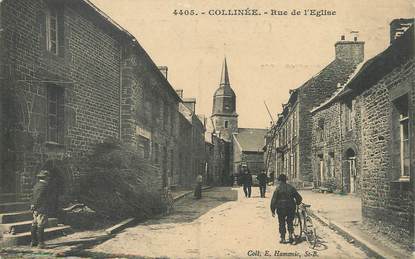 CPA FRANCE 22 "Collinée, rue de l'église"