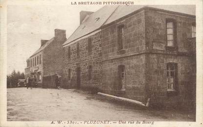 CPA FRANCE 22 "Pluzunet, une rue du Bourg"