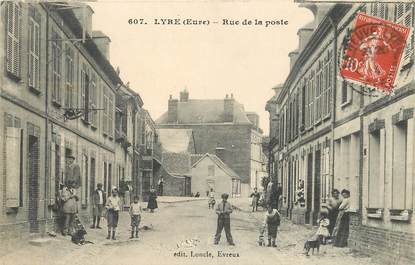 CPA FRANCE 27 "Lyre, rue de la poste"