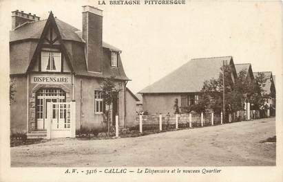 CPA FRANCE 22 "Callac, le dispensaire et le nouveau quartier"