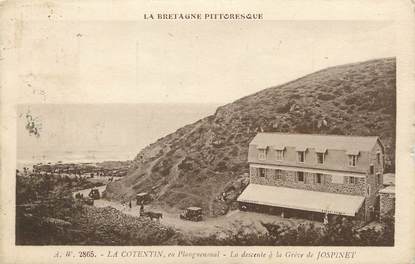 CPA FRANCE 22 "La Cotentin en Planguenoual, la descente à la Grève de Jospinet"