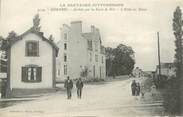 22 Cote D'armor CPA FRANCE 22 "Gouarec, arrivée par la route de Mûr, l'hôtel du Blavet"