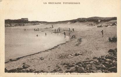 CPA FRANCE 22 "Ile Grande, Grève de Port Gelin"
