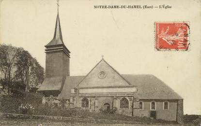 CPA FRANCE 27 "Notre Dame du Hamel, L'Eglise"