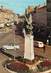 CPSM FRANCE 24 "Bergerac, le monument aux morts avec la rue du marché"