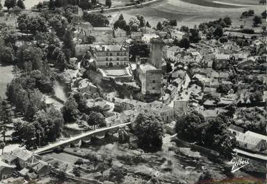 CPSM FRANCE 24 "Bourdeilles près Brantome, vue générale aérienne"