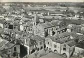 24 Dordogne CPSM FRANCE 24 "Monpazier, l'église et la place centrale"