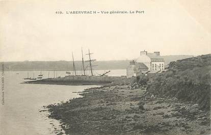 / CPA FRANCE 29 "L'Abervrach, vue générale, le port"