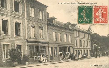 CPA FRANCE 27 "Montreuil l'Argillé, grande rue " / Maison ALEXIS