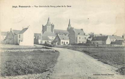 / CPA FRANCE 29 "Penmarch, vue générale du Bourg prise de la gare"