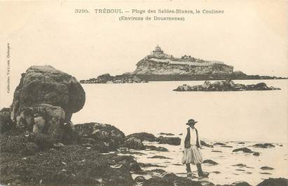 / CPA FRANCE 29 "Tréboul, plage des Sables Blancs"