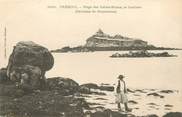29 Finistere / CPA FRANCE 29 "Tréboul, plage des Sables Blancs"