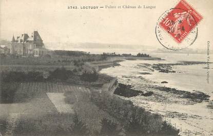 / CPA FRANCE 29 "Loctudy, pointe et château de Langoz"
