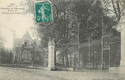 / CPA FRANCE 29 "Entrée du château de Trévarez, route de Châteauneuf du Faou"