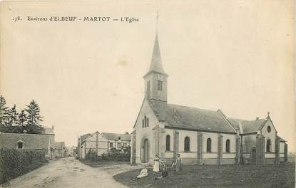 CPA FRANCE 27 "Environs d'Elbeuf, Martot, l'Eglise"