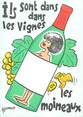 Illustrateur     CPSM   ILLUSTRATEUR GONDOT   "Ils sont dans les vignes"