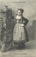 29 Finistere / CPA FRANCE 29 "Fillette de Hanvec" / FOLKLORE