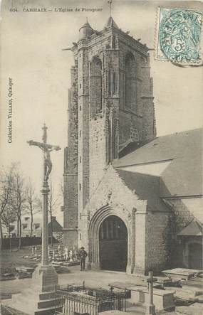 / CPA FRANCE 29 "Carhaix, l'église de Plouguer"