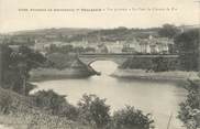 29 Finistere / CPA FRANCE 29 "Pouldavid, vue générale, le pont du chemin de fer"