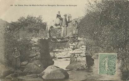 / CPA FRANCE 29 "Le vieux pont de Meil Or Poul au Stangala, environs de Quimper"