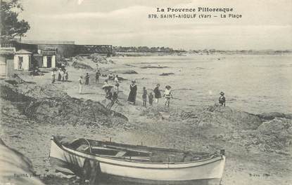 / CPA FRANCE 83 "Saint Aygulf, la plage"