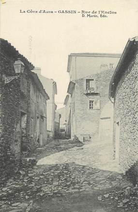 / CPA FRANCE 83 "Gassin, rue de l'Enclos"