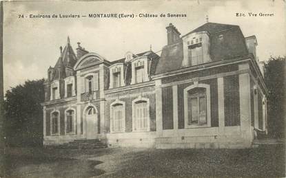 CPA FRANCE 27 "Montaure, chateau de Senevas"