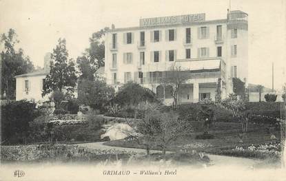 / CPA FRANCE 83 "Grimaud, William's Hôtel"