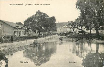 CPA FRANCE 27 "Lyons la Forêt, Ferme de Hideuse"