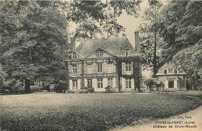 CPA FRANCE 27 "Lyons la Forêt, chateau de Croix Mesnil"