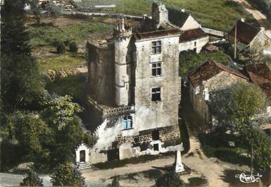 / CPSM FRANCE 24 "Montclard, vue aérienne, le château"