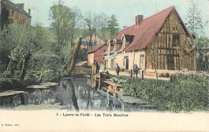 CPA FRANCE 27 "Lyons la Forêt, les trois moulins"