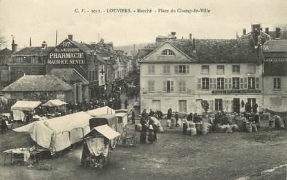 CPA FRANCE 27 "Louviers, Marché"