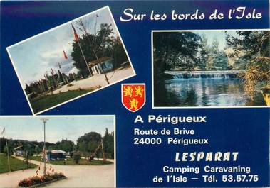 / CPSM FRANCE 24 "^Périgueux, Lesparat" / CAMPING