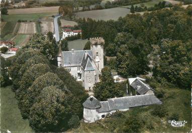 / CPSM FRANCE 24 "Prats en Périgord, vue aérienne, le château"