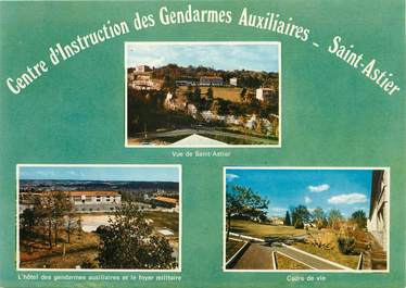 / CPSM FRANCE 24 "Saint Astier, centre d'instruction des gendarmes auxiliaires"