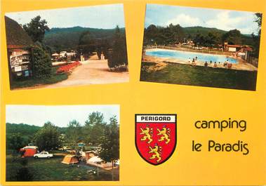 / CPSM FRANCE 24 "Saint Léon sur Vézère" / CAMPING