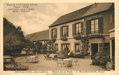 CPA FRANCE 27 "Jouy sur Eure, hotel de la Paix"