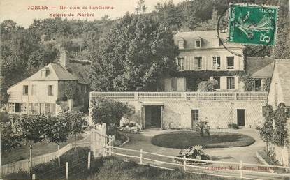 CPA FRANCE 27 "Jobles, Scierie de Marbre"