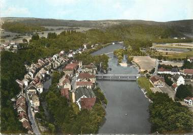 / CPSM FRANCE 25 "L'Isle sur le Doubs, vue aérienne"